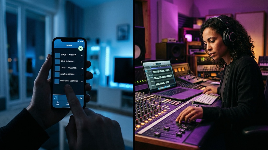 Playlists genéricas vs curaduría a la medida: ¿qué necesita realmente tu restaurante?