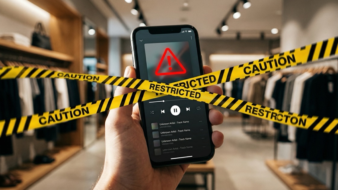 Por qué usar Spotify en tu negocio puede costarte una multa